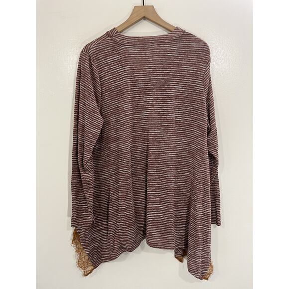 Boho Indie Fairy Grunge Whimsical Cottage Cardigan XL Oversized 90s Hippie Layer - Picture 2 of 14